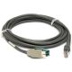 Zebra Scanner Cables and Adapters ZEB-CBAU35S15ZBR Front View