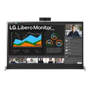 LG Libero Monitor 27BQ70QC 27 Inch QHD With Detachable Full HD Webcam, Built-In Speakers and USB C
