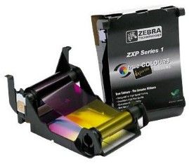 زيبرا 800011-140 ID بطافة  شريط  ZXP سلسلة 1 Load-N-Go YMCKO لون   شريط
