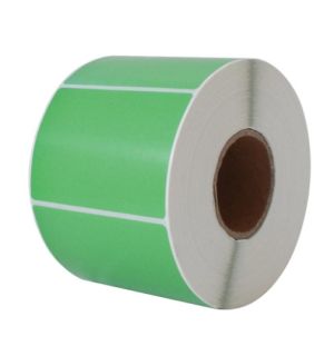 Barcode Label 50mm x 25mm Green Thermal Transfer Labels 1000 Stickers