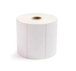 50mm x 40mm Polypropylene Glossy White Barcode Label (5000 Labels) 3-inch Core