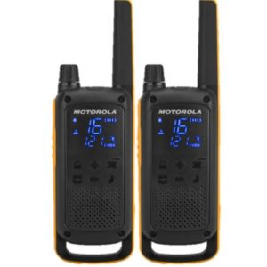 Motorola Walkie Talkie T82 Twin pack with charger (Pack of 2 Units) 