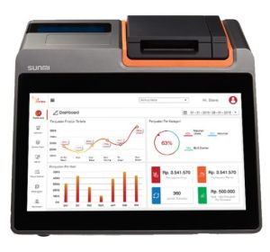 Sunmi T2 Mini POS machine Front View