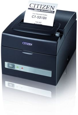 Citizen CT-S310II Receipt Printer Eco-POS (USB, Cutter, Black)