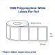 Barcode Label Polypropylene White 70mm x 32mm (1000 Labels, 40mm Core)