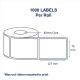 Barcode Label Thermal Transfer 76mm x 127mm 1000 Labels, 40mm Core