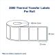 Buy Barcode Labels 38mm x 25mm Thermal Transfer (2000 Stickers, 40mm Core) | Posmea