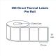 Buy Barcode Labels 50mm x 25mm Direct Thermal 250 Stickers, 25mm Core | Posmea