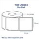 Buy Barcode Labels 50mm x 50mm Thermal Transfer 1000 Stickers, 25mm Core | Posmea