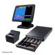 pos machine with cash drawer and receipt printer