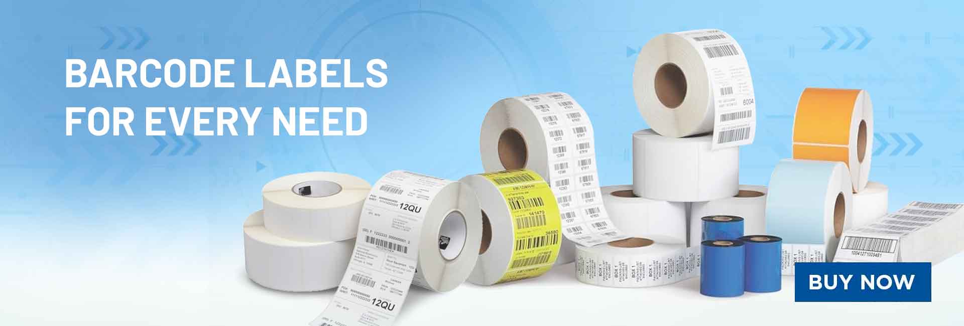 collection of barcode labels